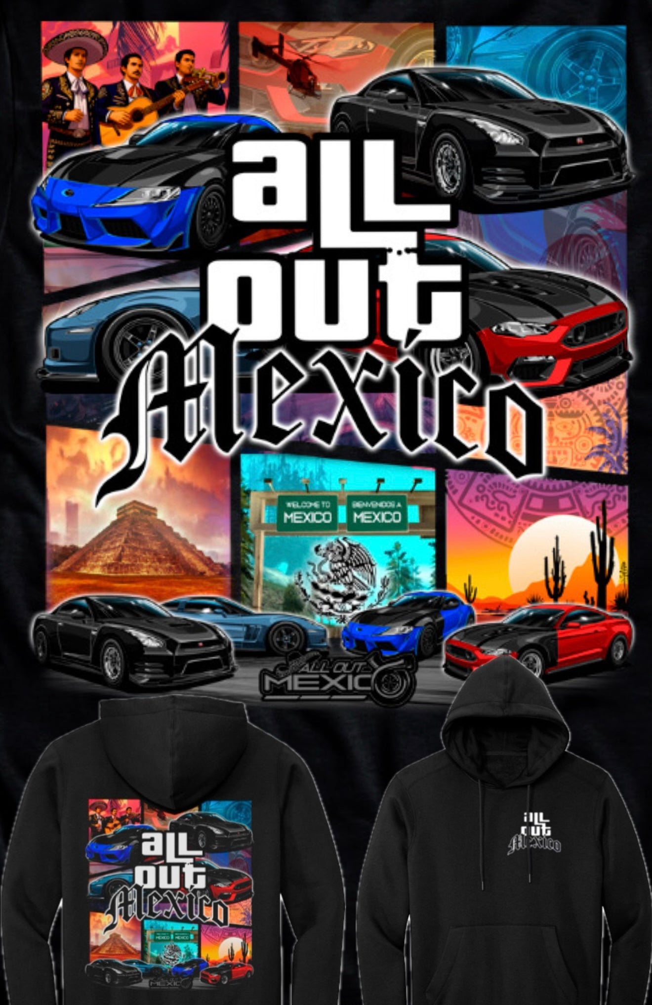AllOutMexico GTA Hoodie